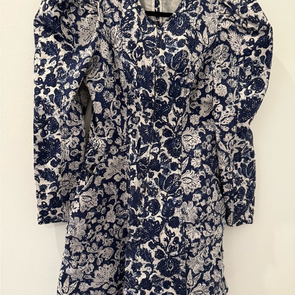 Ulla Johnson Blue and White Floral Dress - Picture 1 of 2